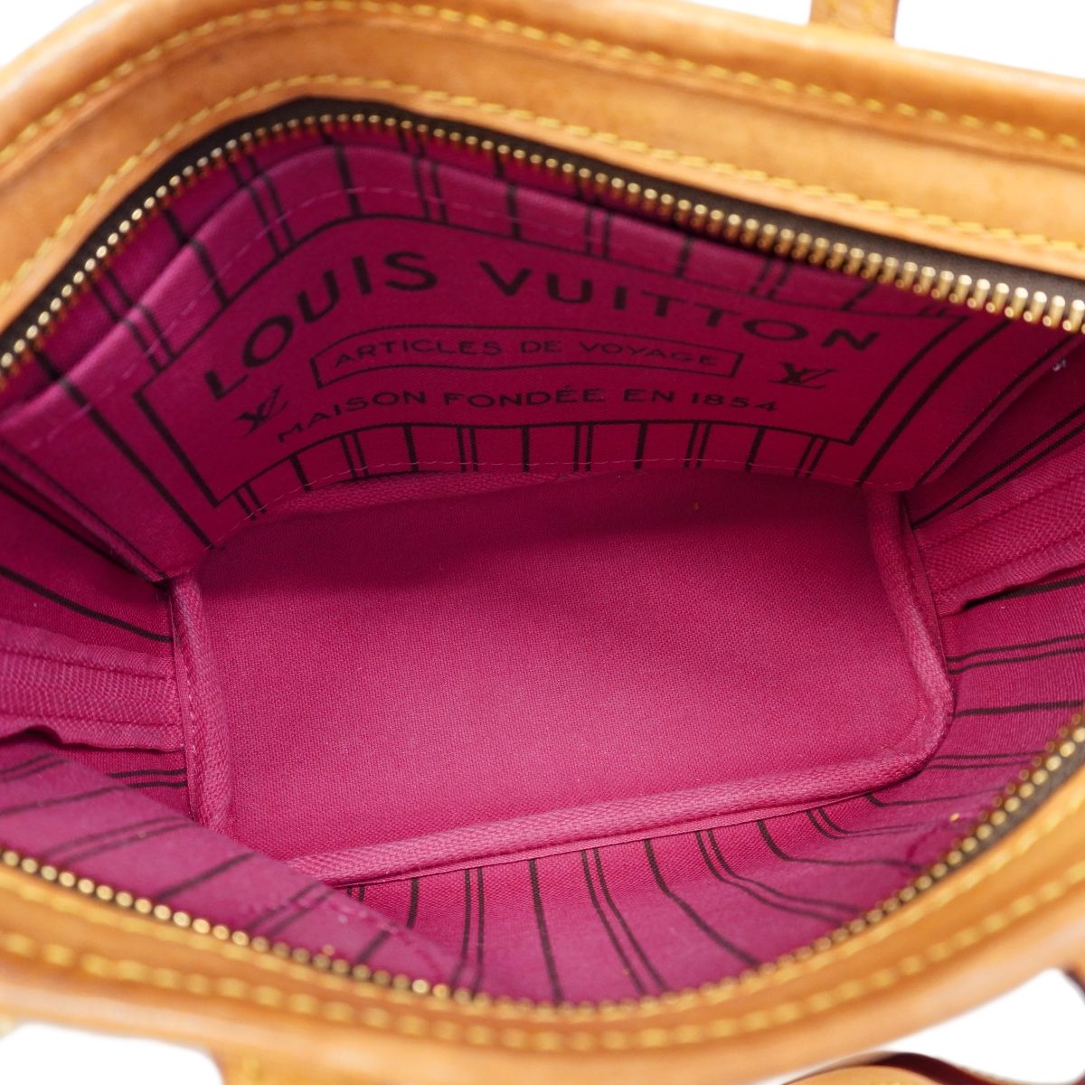 Louis Vuitton Handbag Monogram Neverfull BB Rose Peony 2-Way — view 4