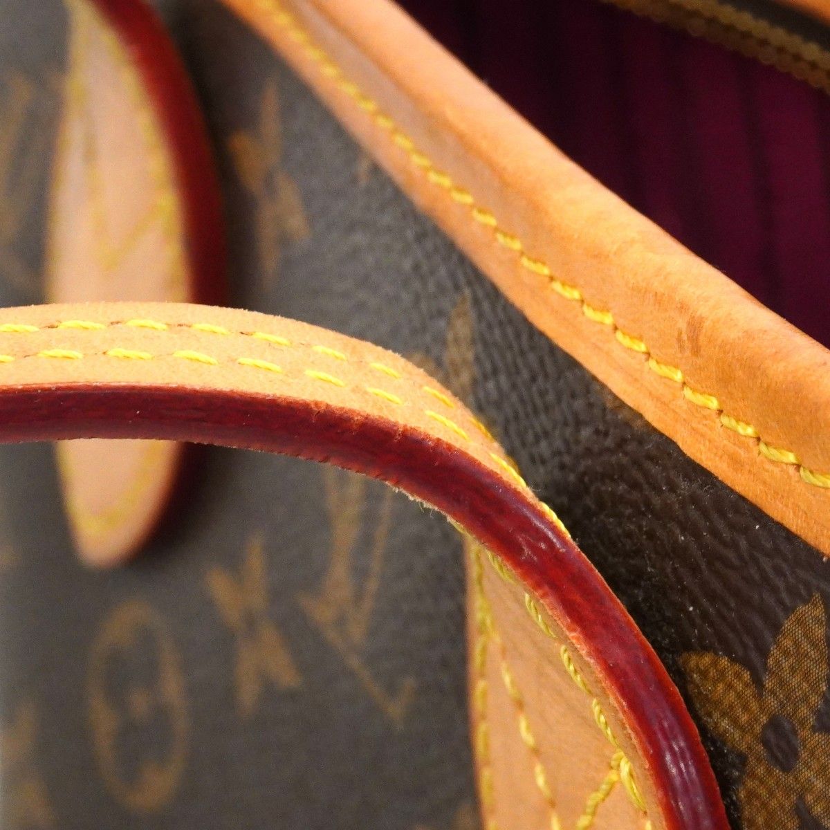 Louis Vuitton Handbag Monogram Neverfull BB Rose Peony 2-Way — view 8