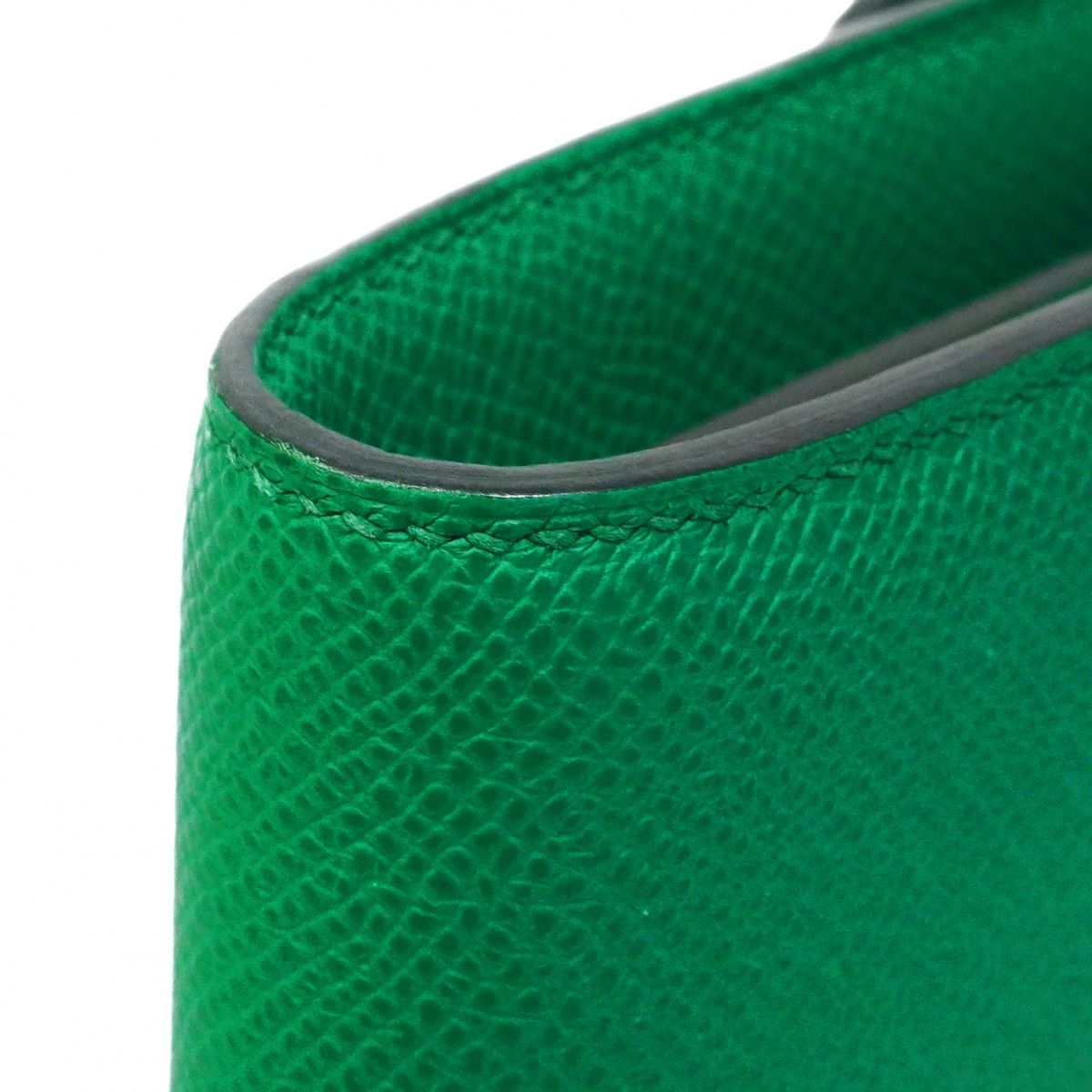 Hermes Shoulder Wallet Constance to Go Veau Epsom Vert Jade Gold — view 8