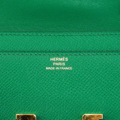 Hermes Shoulder Wallet Constance to Go Veau Epsom Vert Jade Gold — view 5