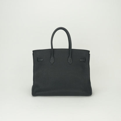 Hermes Birkin 35 Tote Togo Noir Black Silver — view 3