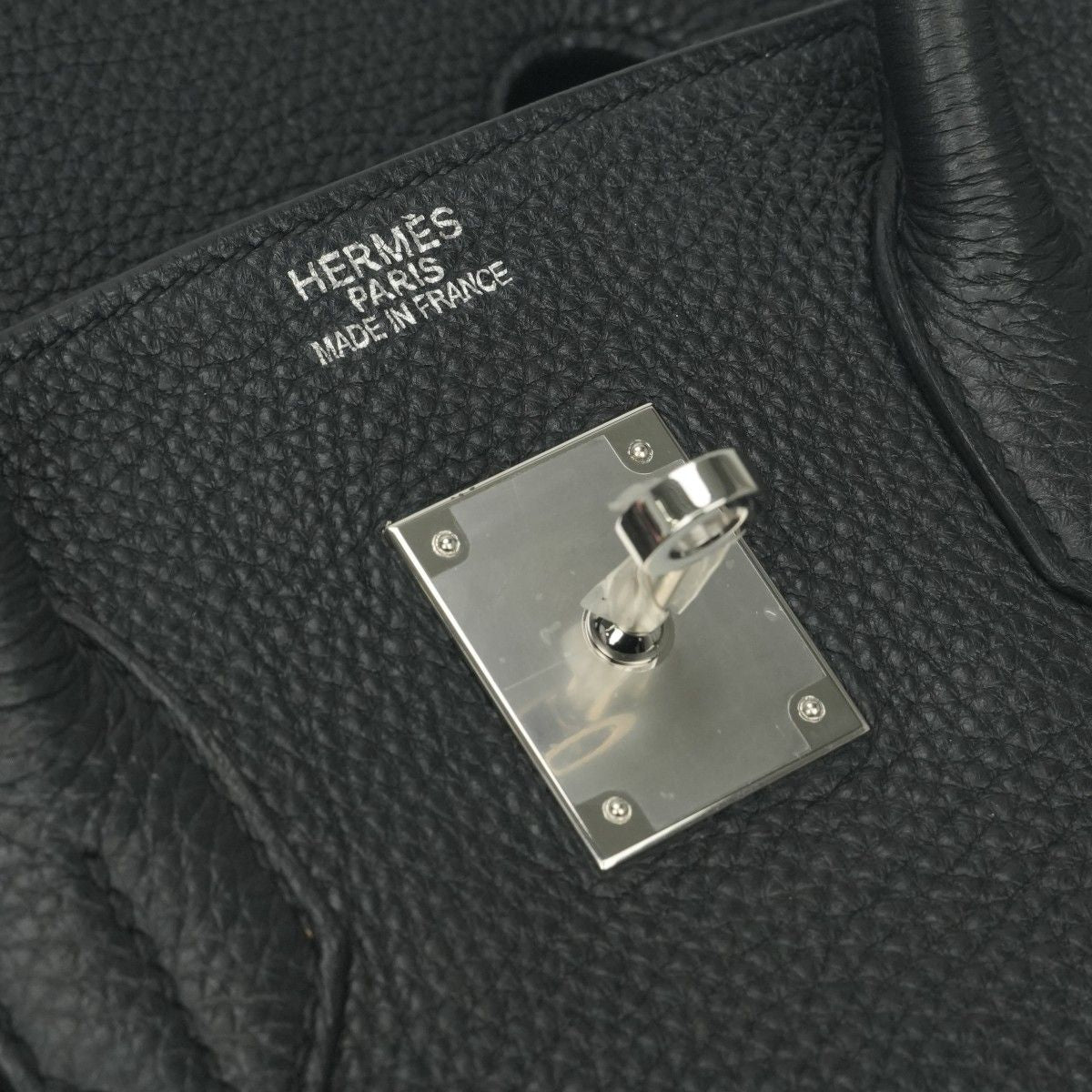 Hermes Birkin 35 Tote Togo Noir Black Silver — view 8