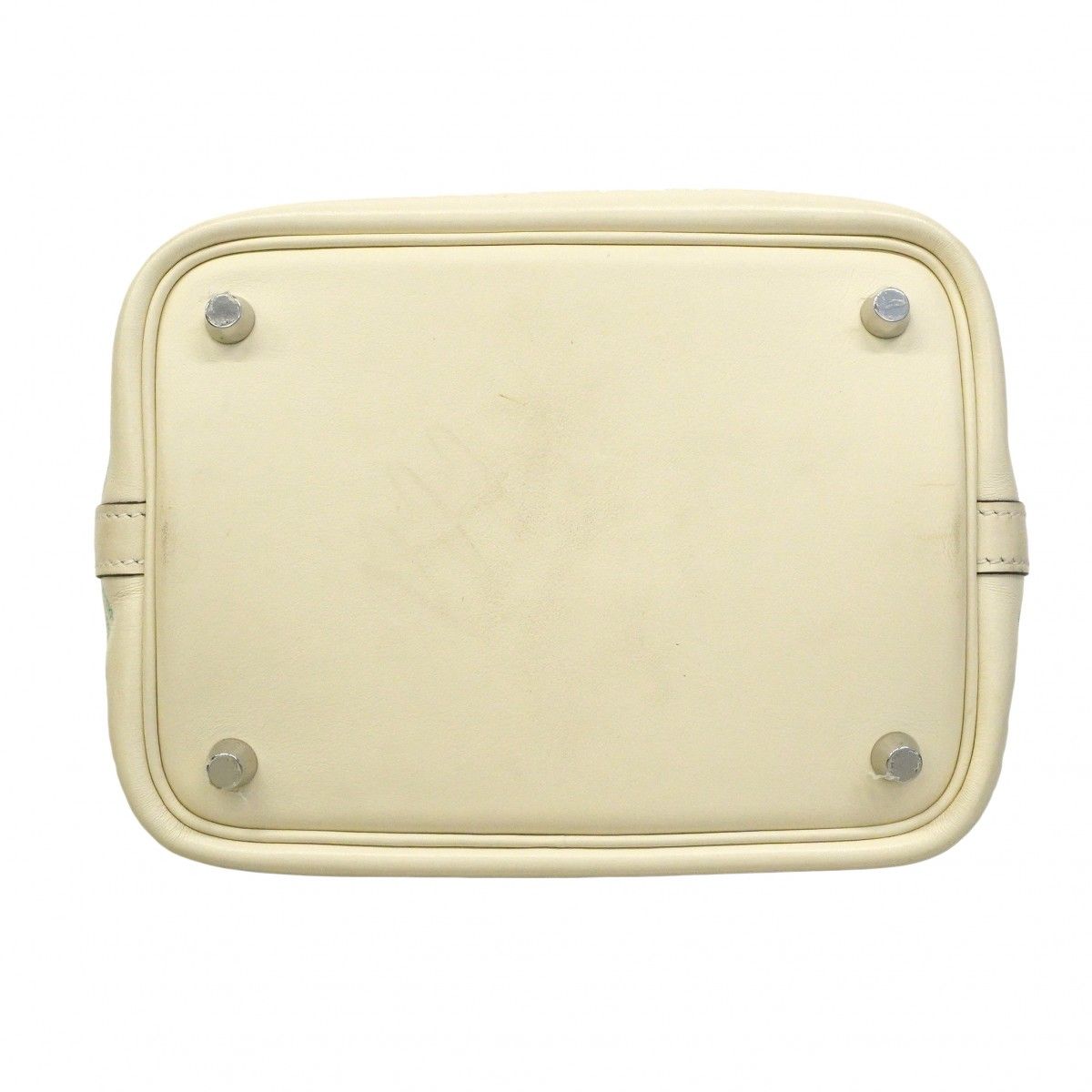 Hermes Handbag Picotin Lock PM Lucky Daisy Swift Nata Vert Silver — view 3