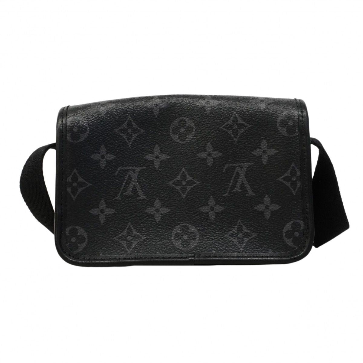 Louis Vuitton Shoulder Bag Monogram Eclipse Boss Foal Wearable Wallet Black — view 7