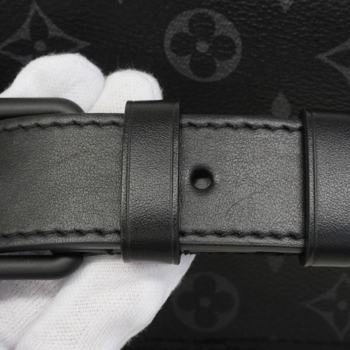 Louis Vuitton Shoulder Bag Monogram Eclipse Boss Foal Wearable Wallet Black — view 6