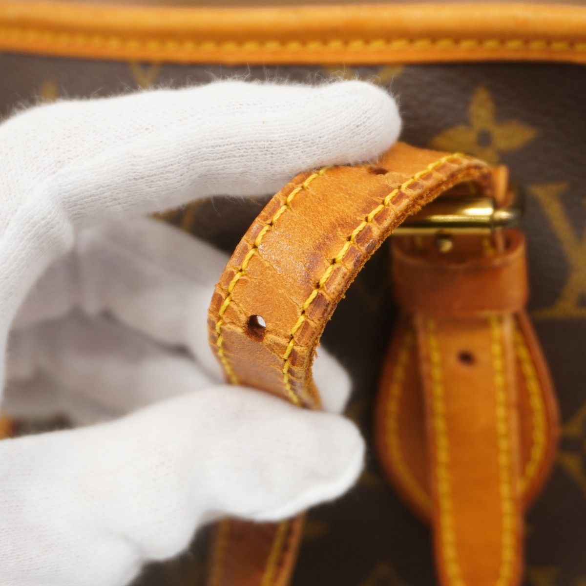 Louis Vuitton Tote Monogram Bucket PM Brown — view 8