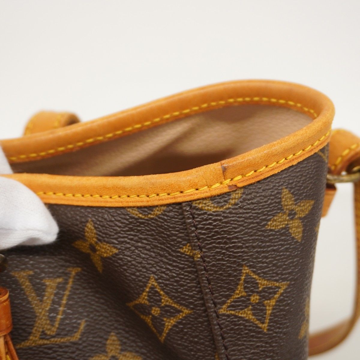 Louis Vuitton Tote Monogram Bucket PM Brown — view 9