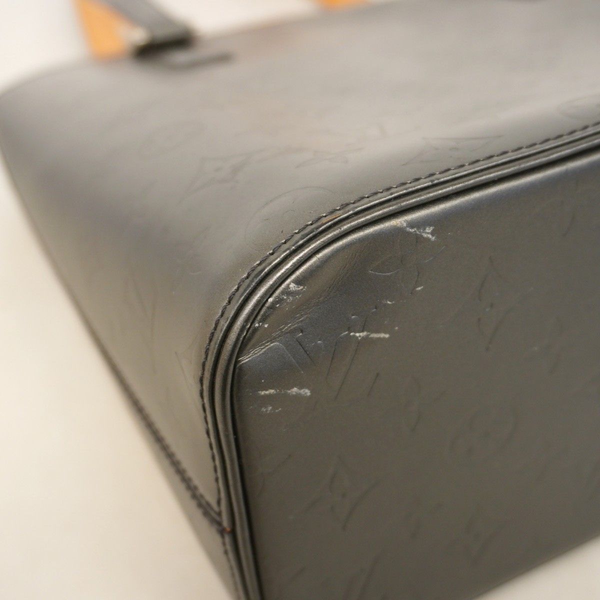 Louis Vuitton Tote Monogram Matte Stockton Noir — view 6