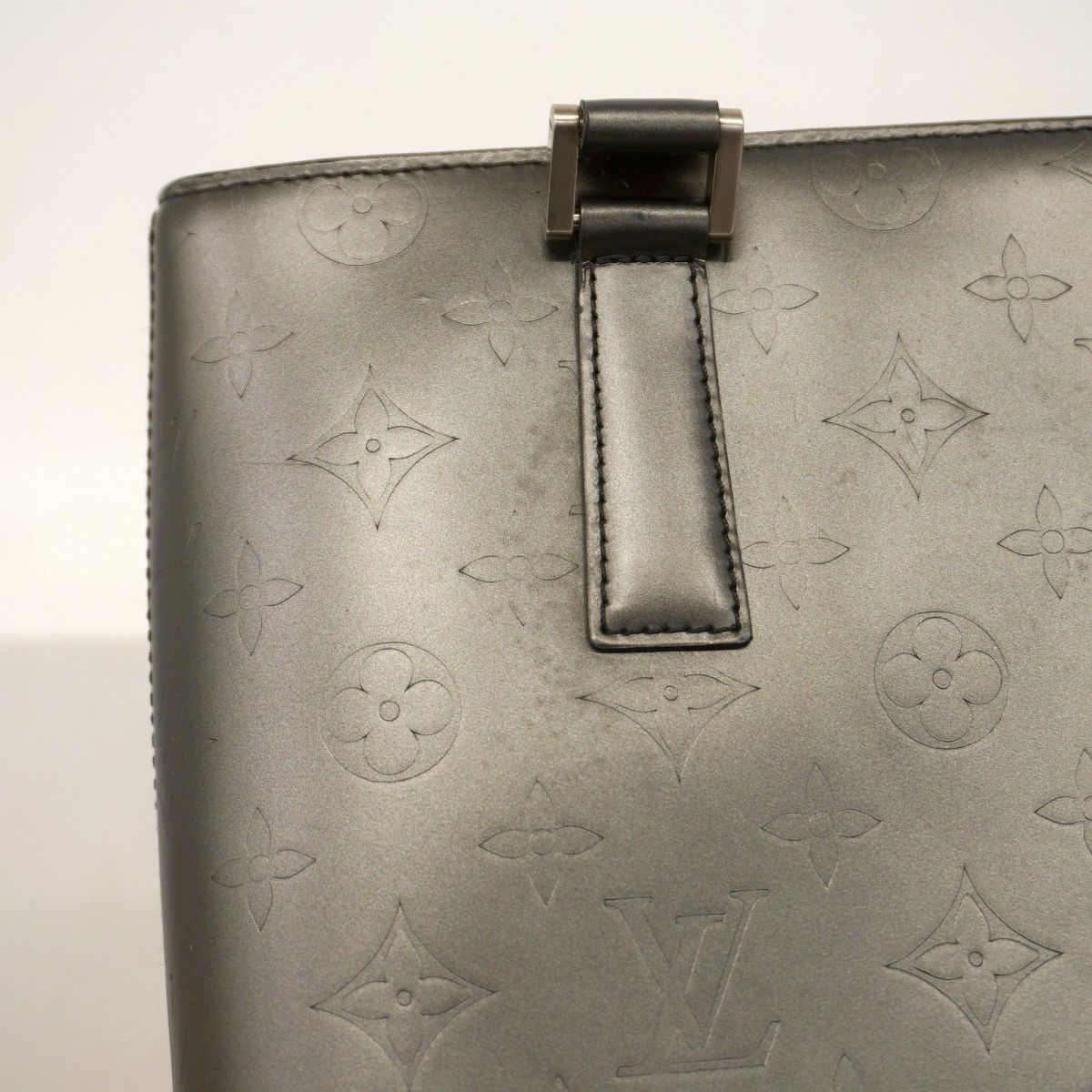 Louis Vuitton Tote Monogram Matte Stockton Noir — view 9