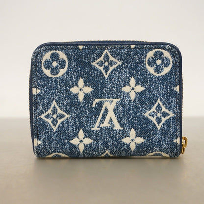 Louis Vuitton Coin Case Monogram Jacquard Denim Zippy Purse Marine — view 7