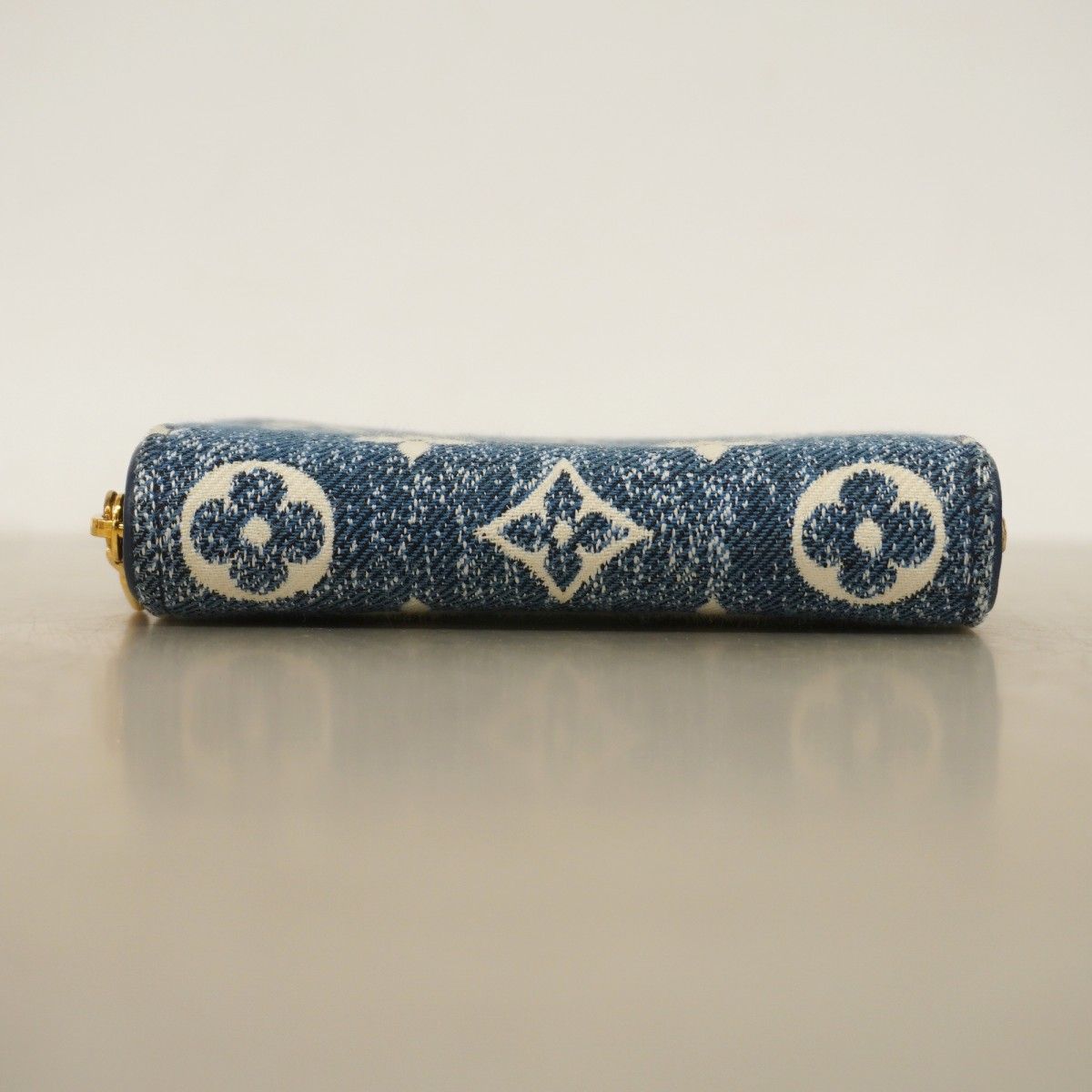 Louis Vuitton Coin Case Monogram Jacquard Denim Zippy Purse Marine — view 3