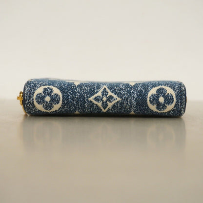 Louis Vuitton Coin Case Monogram Jacquard Denim Zippy Purse Marine — view 3