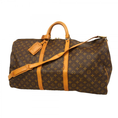 Louis Vuitton Boston Bag Monogram Keepall Bandouliere 60 Brown