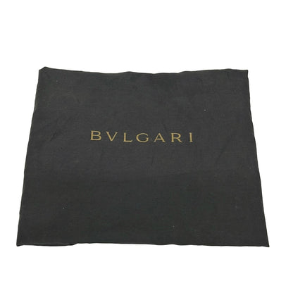 Bvlgari Shoulder Bag Beige Brown Leather — view 8