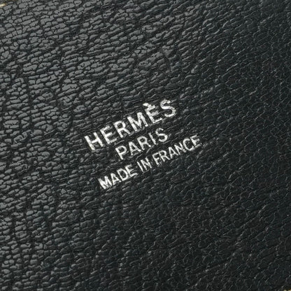 Hermes White Bus GM Business Briefcase Coromandel Noir Pearl Gray Black Silver — view 7
