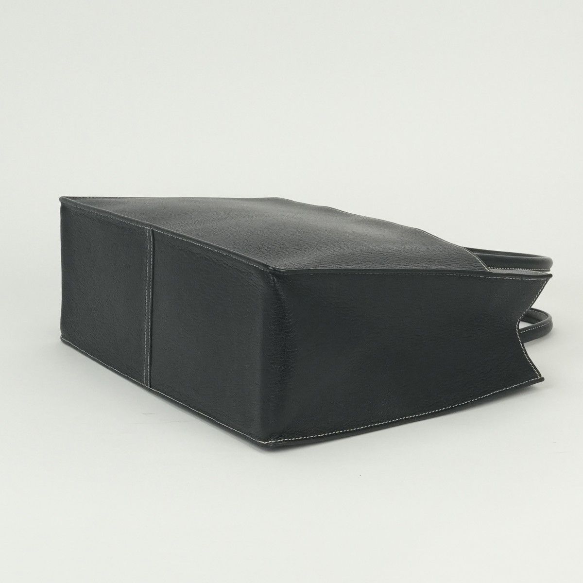 Hermes White Bus GM Business Briefcase Coromandel Noir Pearl Gray Black Silver — view 5