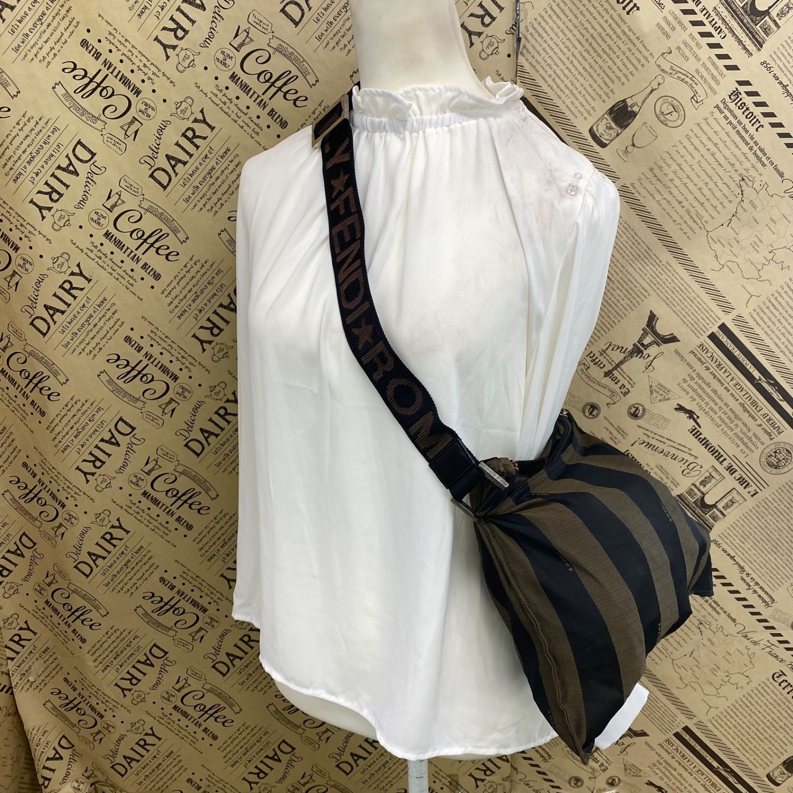 Fendi Shoulder Bag Crossbody Zucca Travel — view 2