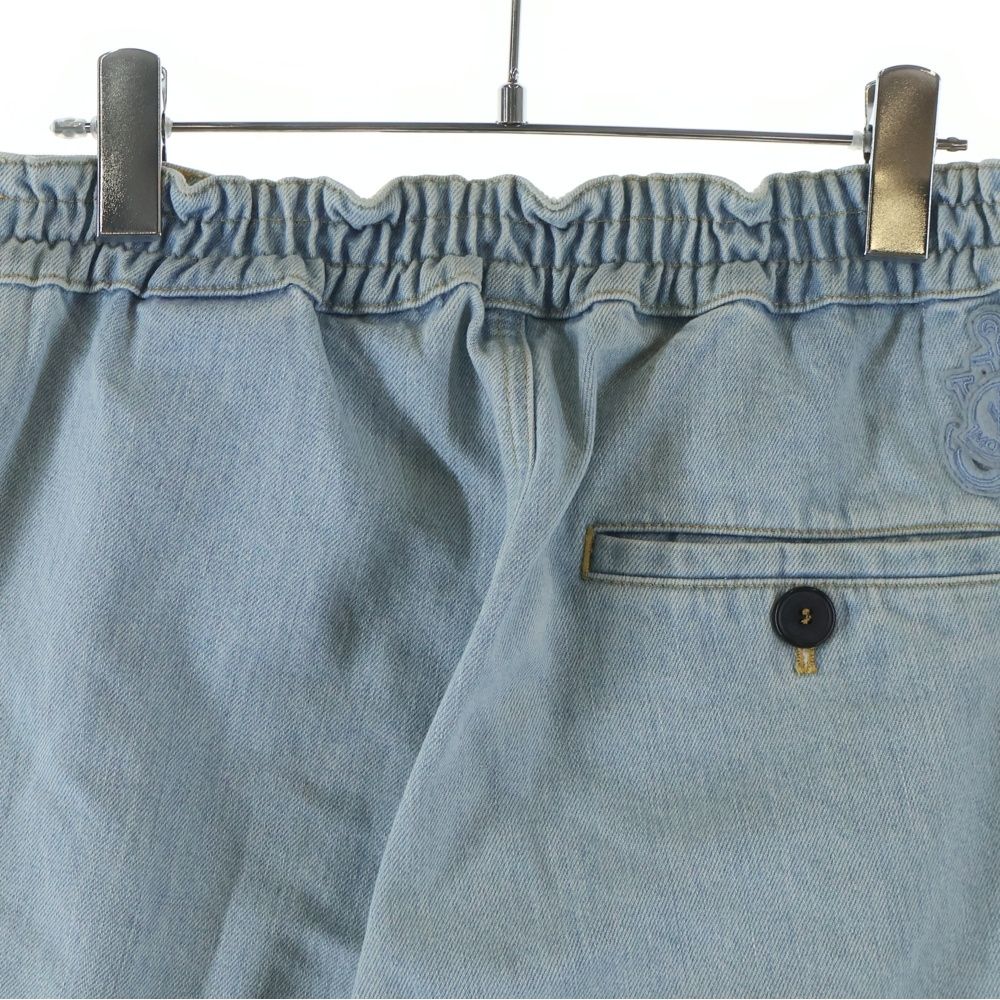 Moncler Genius Jordan Anderson Pantalone Wide Denim Pants — view 4