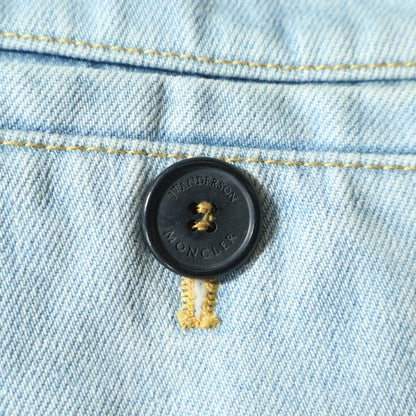 Moncler Genius Jordan Anderson Pantalone Wide Denim Pants — view 6