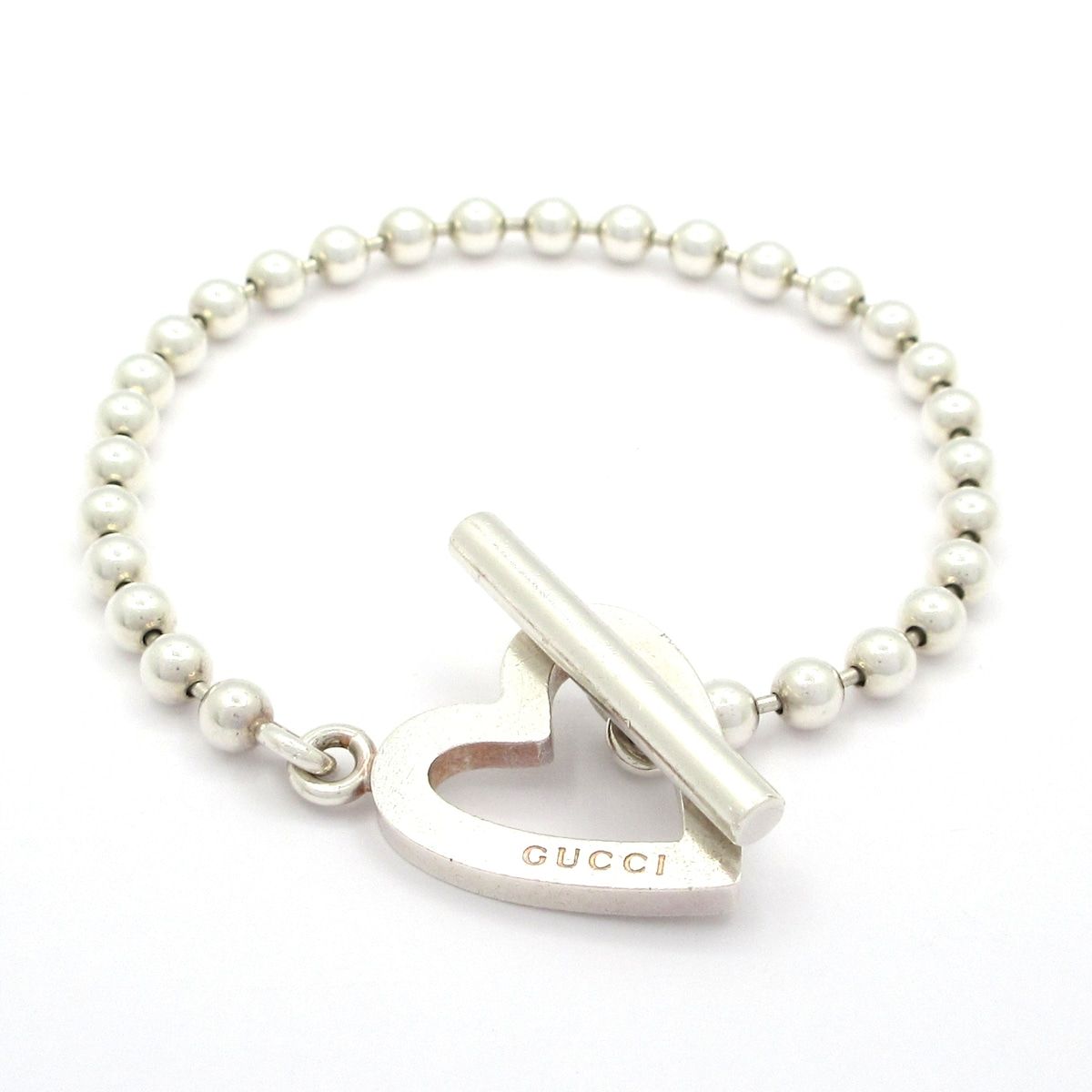Gucci Bracelet Silver Ball Chain