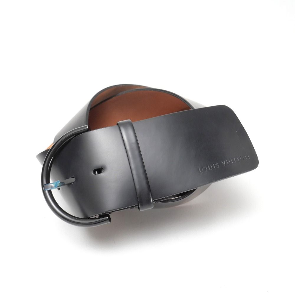 Louis Vuitton Belt 80 32 Leather Black — view 2