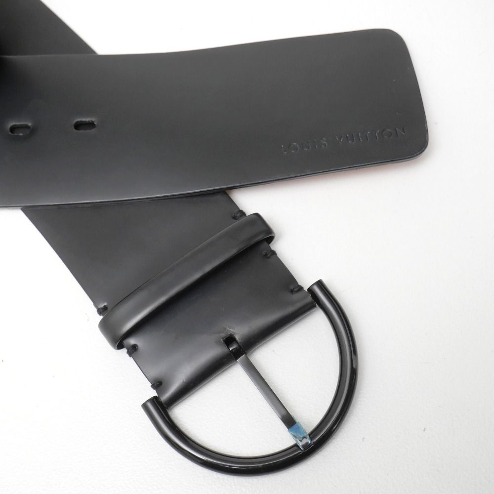 Louis Vuitton Belt 80 32 Leather Black — view 3