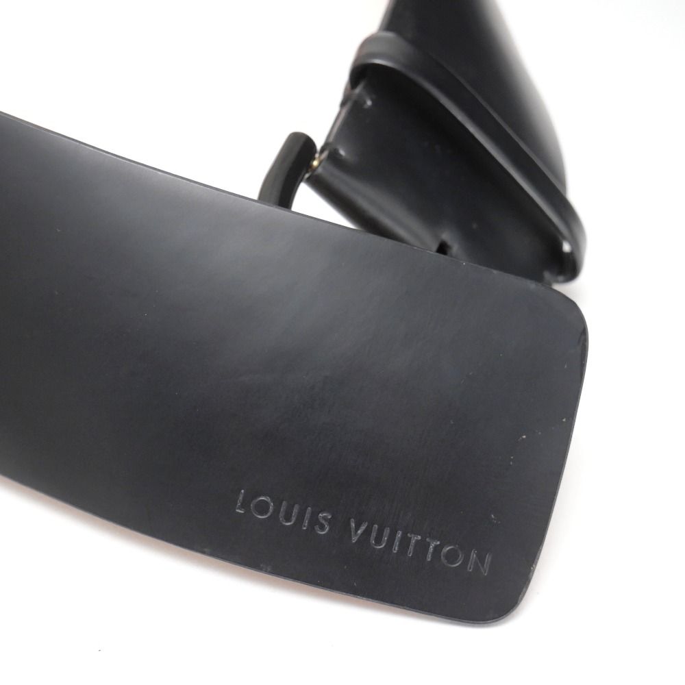 Louis Vuitton Belt 80 32 Leather Black — view 5