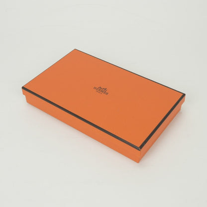 Hermes Bearn Souffle Wallet Epsom Etoupe Gray Silver Veau — view 9