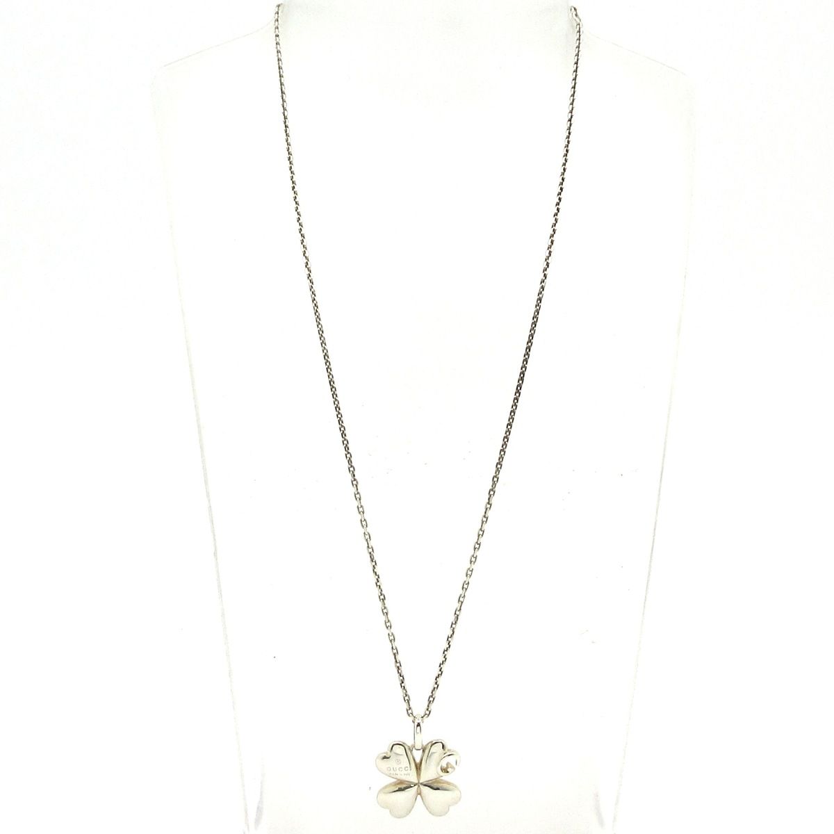 Gucci Necklace Silver Clover — view 2