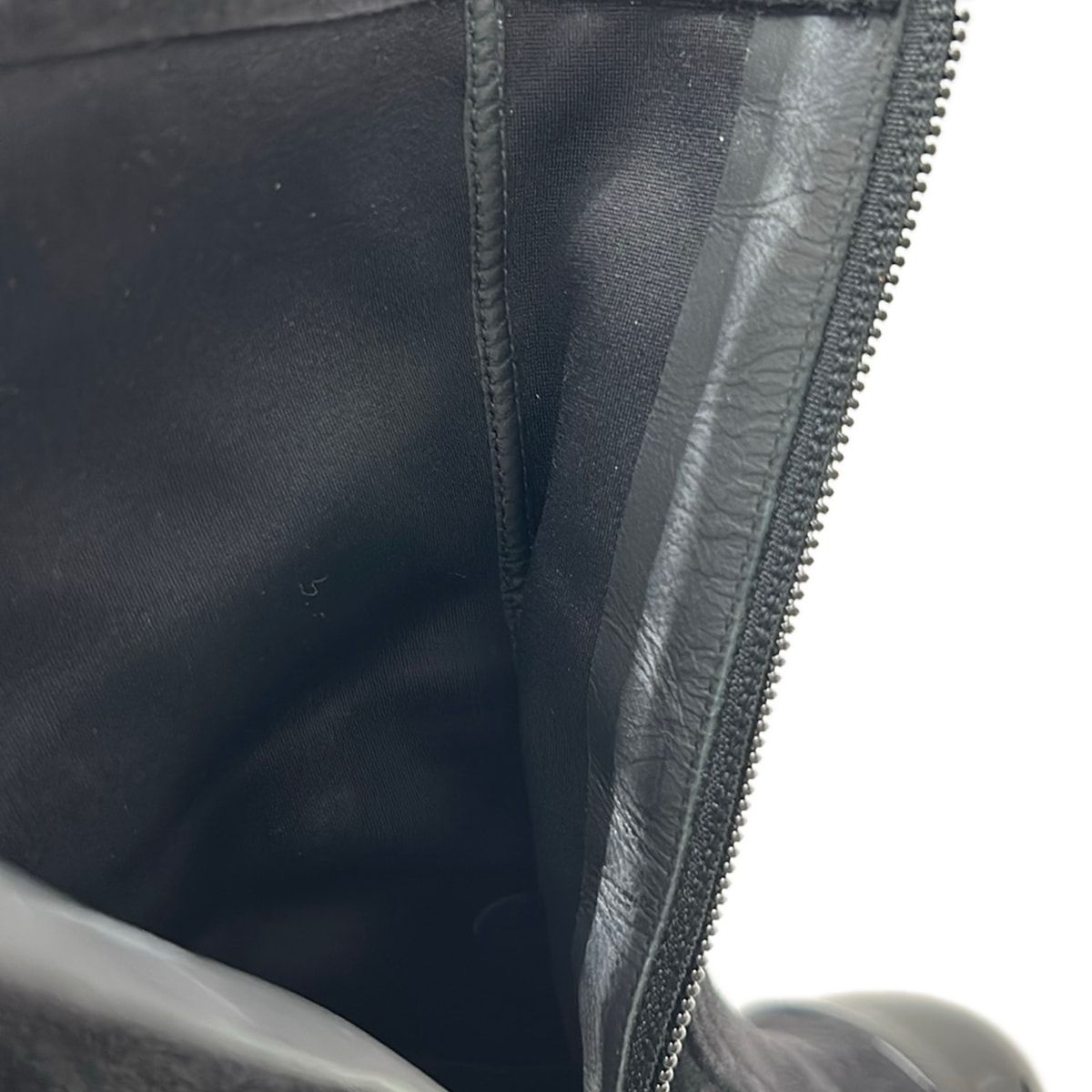 Chanel Short Boots 38.5 C Black Leather — view 9