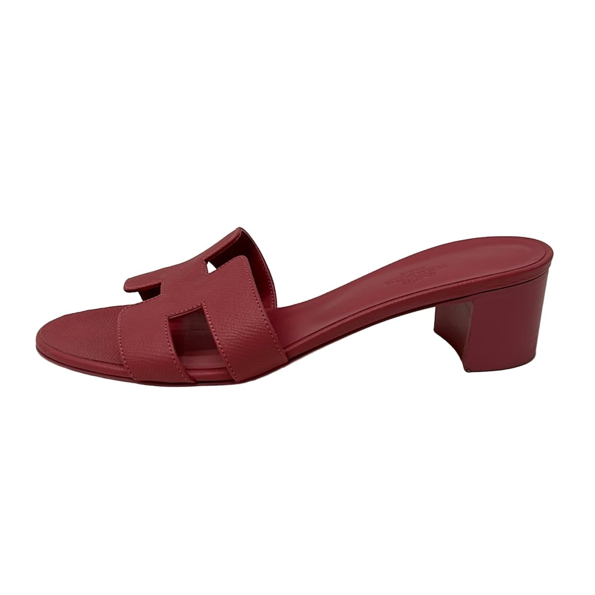 Hermes Mules 38.5 Oasis Pink Leather