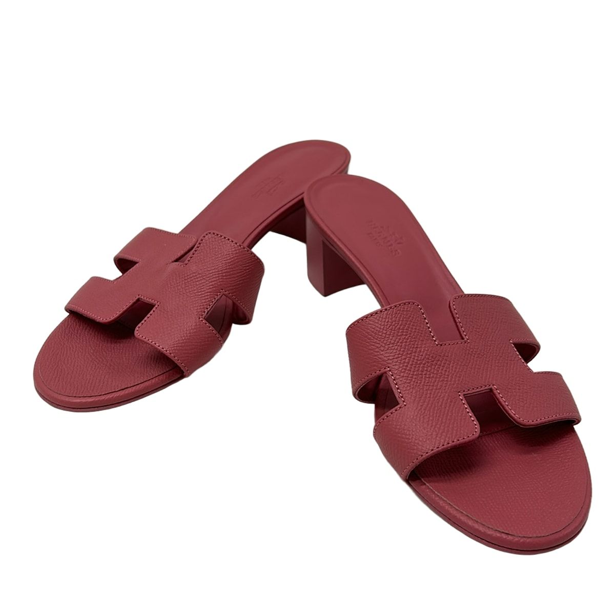 Hermes Mules 38.5 Oasis Pink Leather — view 2