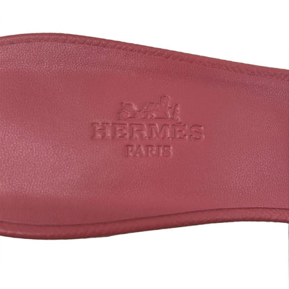Hermes Mules 38.5 Oasis Pink Leather — view 5