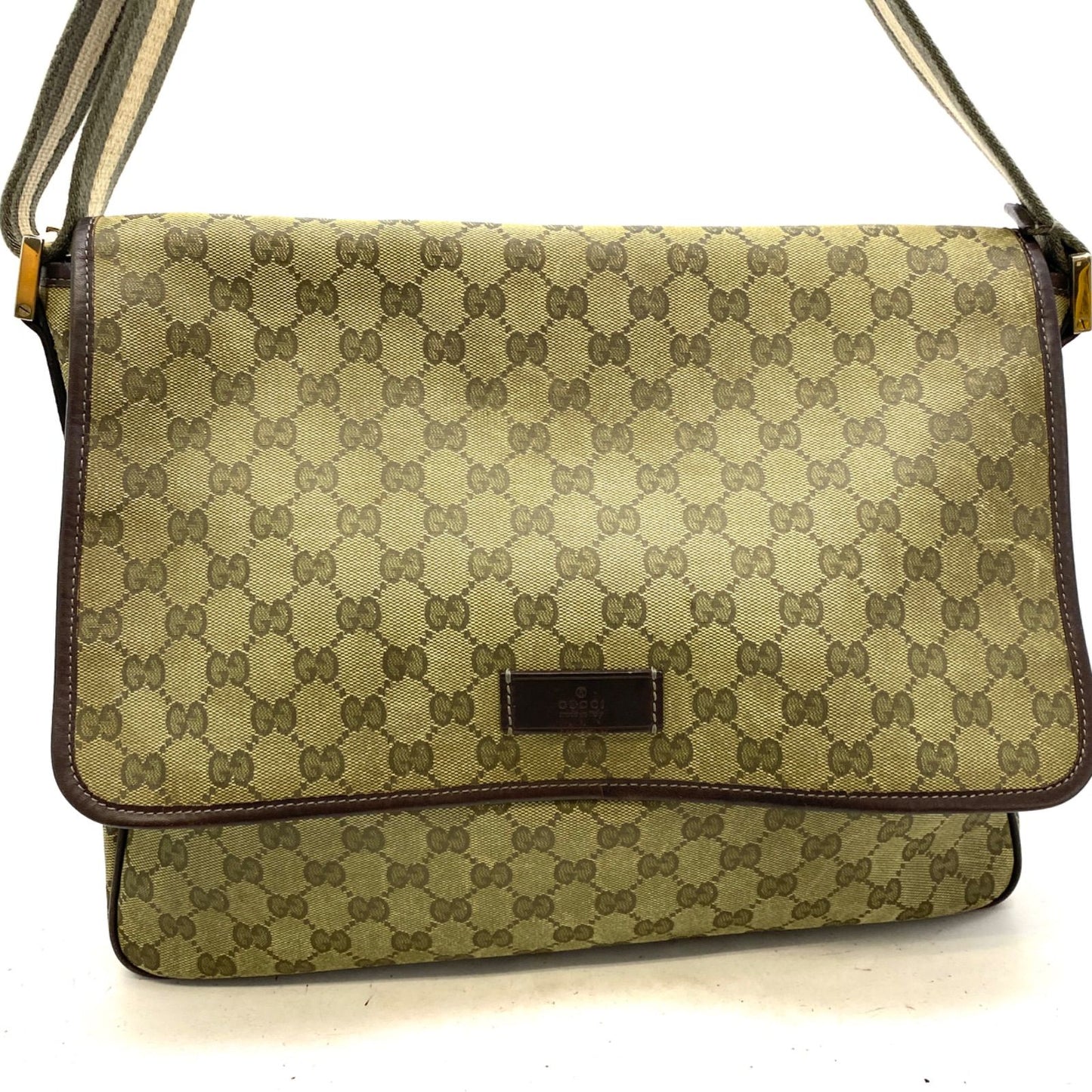 Gucci Shoulder Bag Crossbody GG Canvas A3 Travel Business