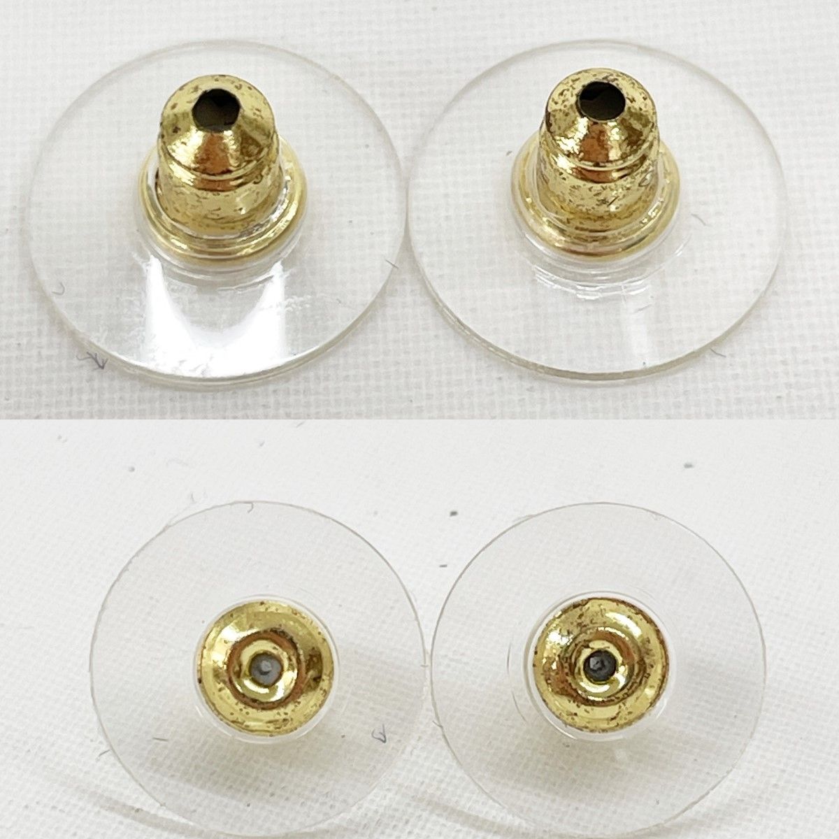 Chanel Earrings CC Logo Rue Canbon Gold — view 7