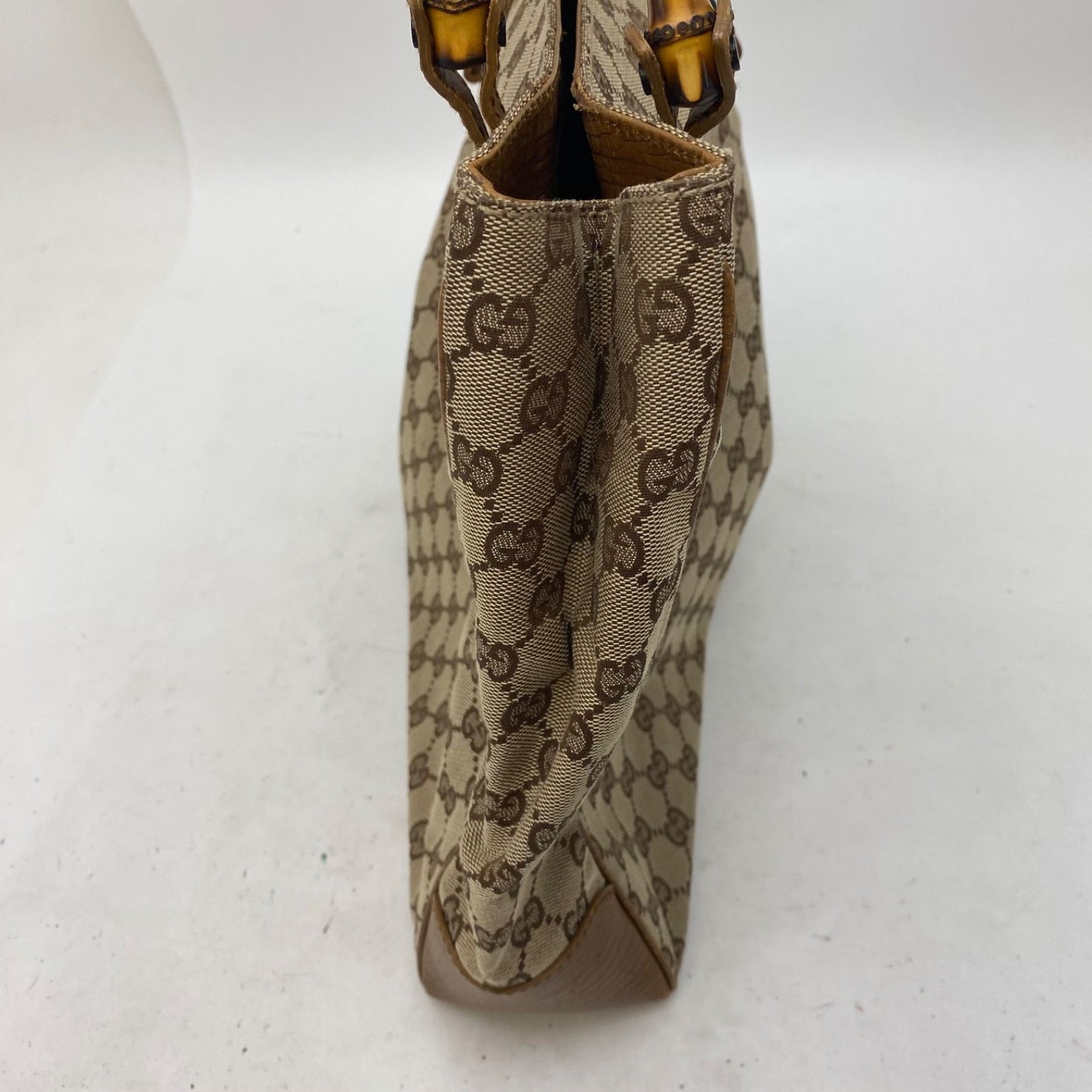 Gucci Handbag Bamboo Height GG Canvas Travel Business — view 6
