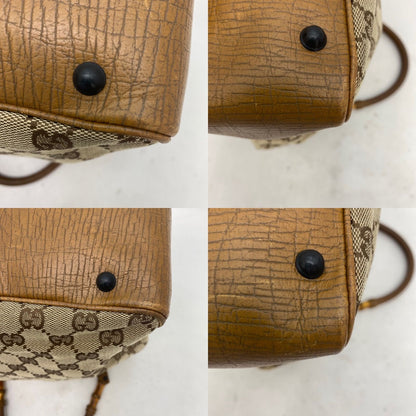Gucci Handbag Bamboo Height GG Canvas Travel Business — view 8