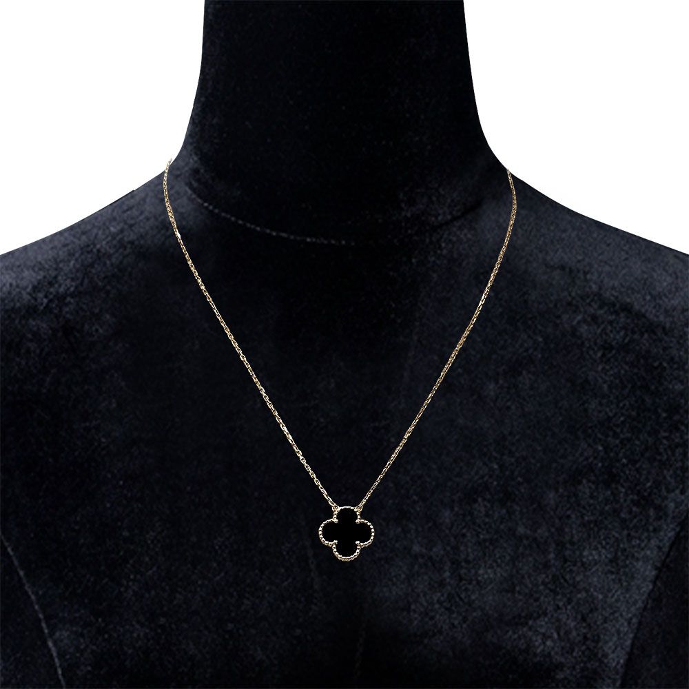 Van Cleef & Arpels Vintage Alhambra Necklace — view 6