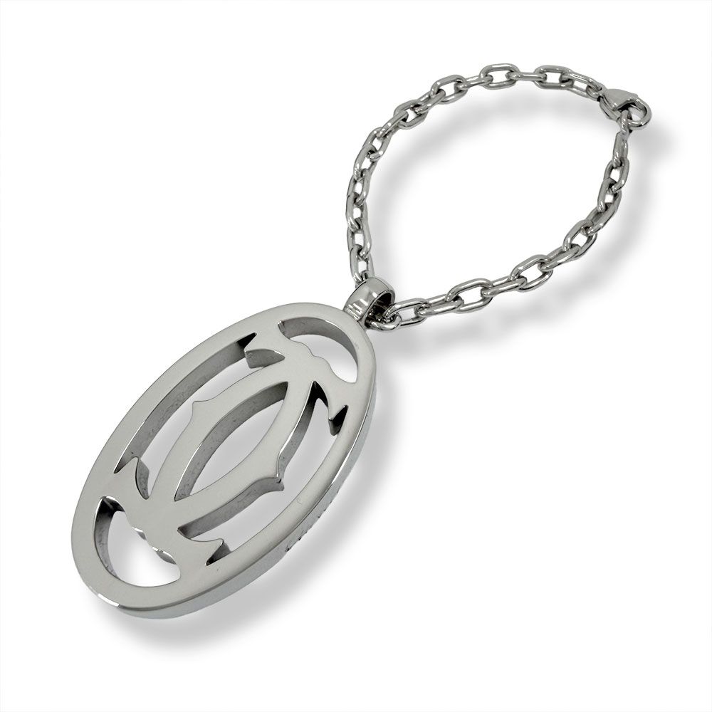 Cartier Logo Charm Keychain