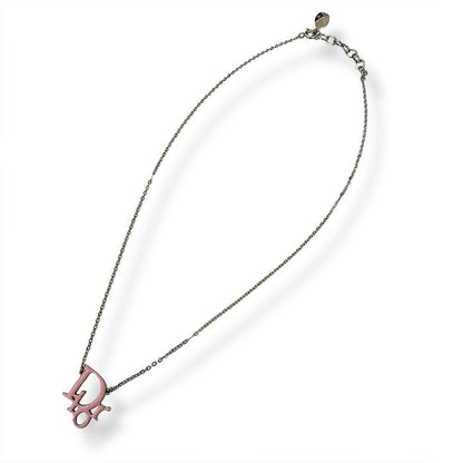 Dior Logo Necklace Silver — view 3