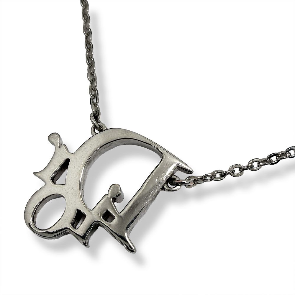 Dior Logo Necklace Silver — view 4
