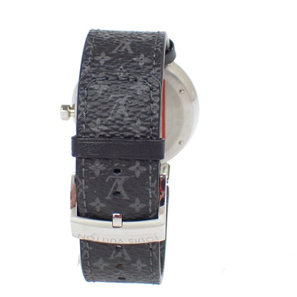 Louis Vuitton Tambour Slim Eclipse Watch Black Gray — view 3