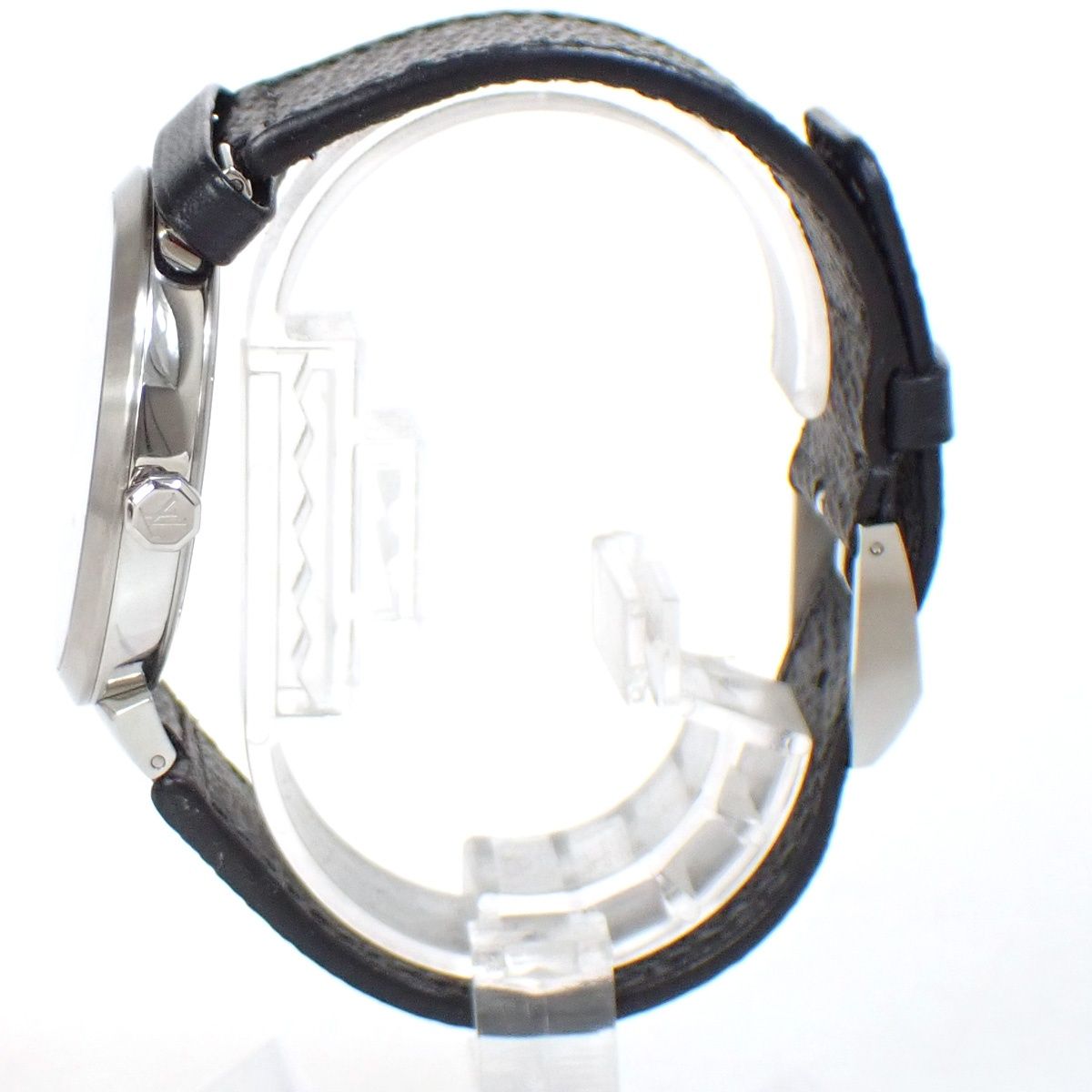 Louis Vuitton Tambour Slim Eclipse Watch Black Gray — view 2