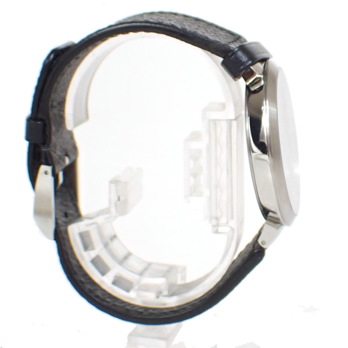 Louis Vuitton Tambour Slim Eclipse Watch Black Gray — view 4