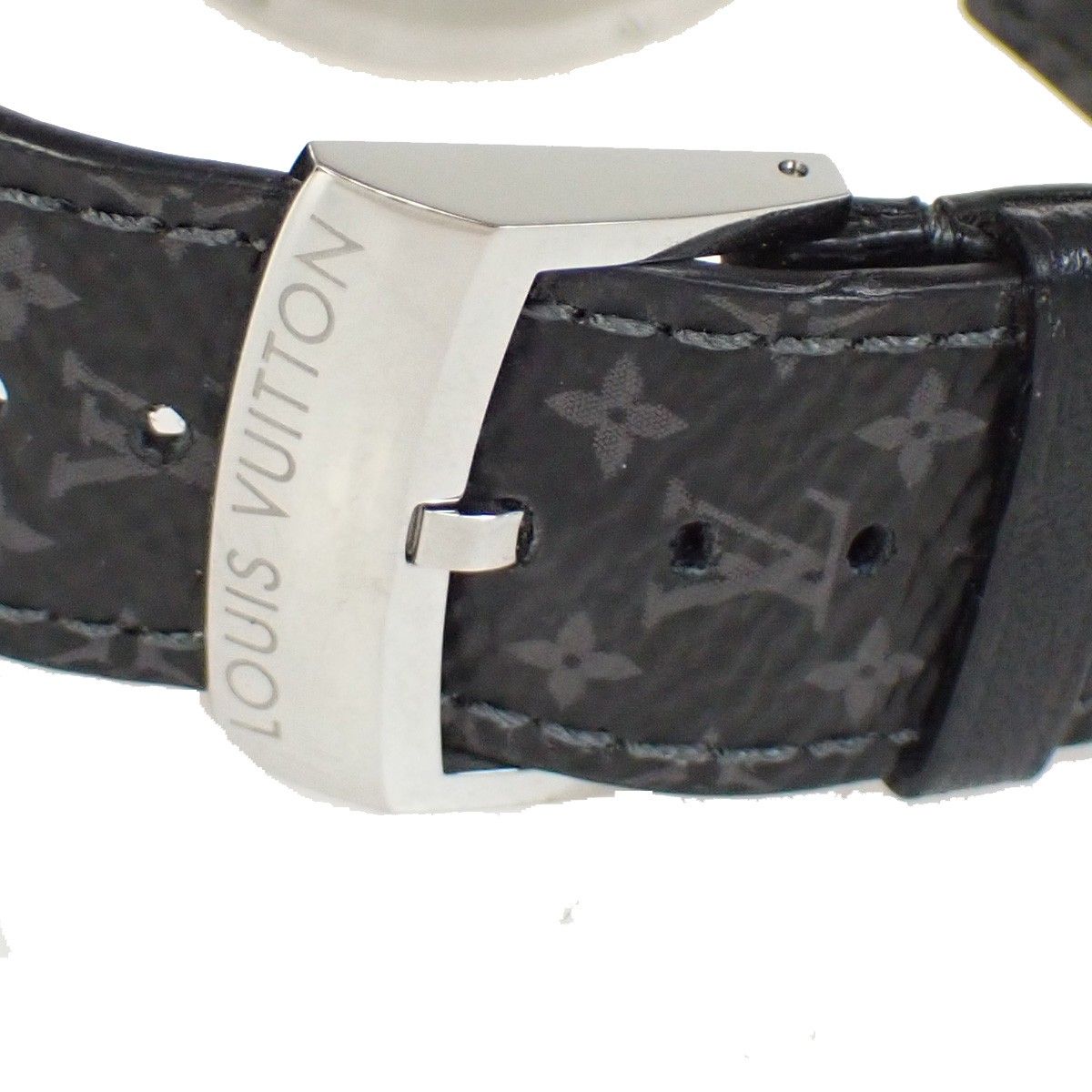 Louis Vuitton Tambour Slim Eclipse Watch Black Gray — view 8