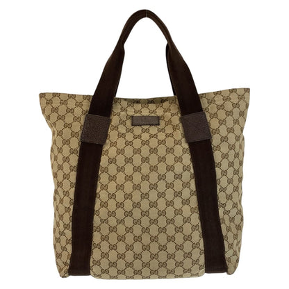 Gucci Beige Brown GG Canvas Tote