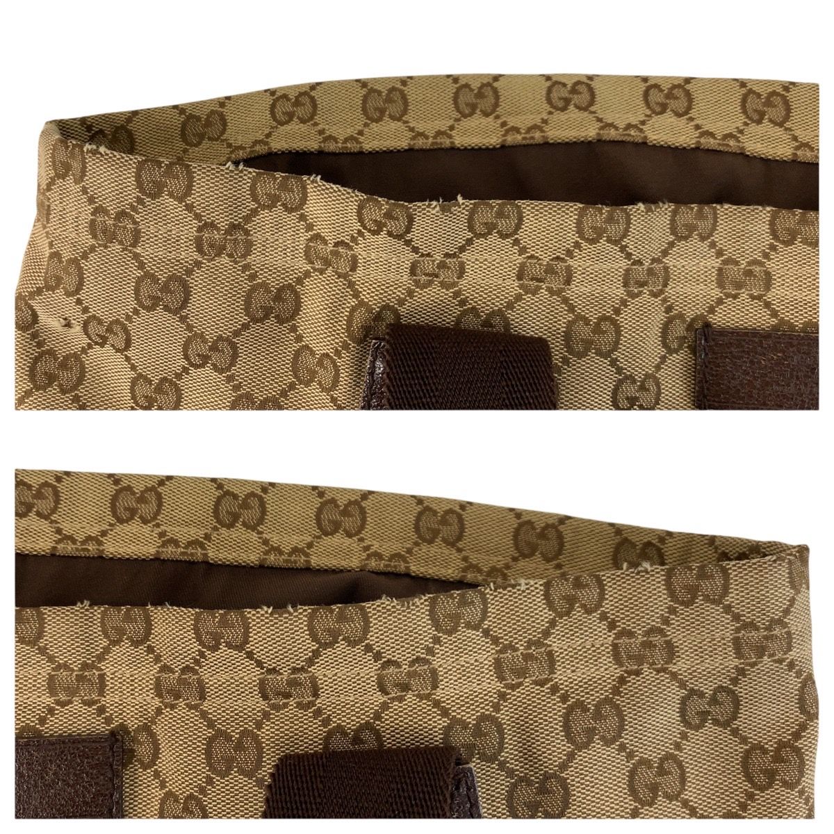 Gucci Beige Brown GG Canvas Tote — view 5