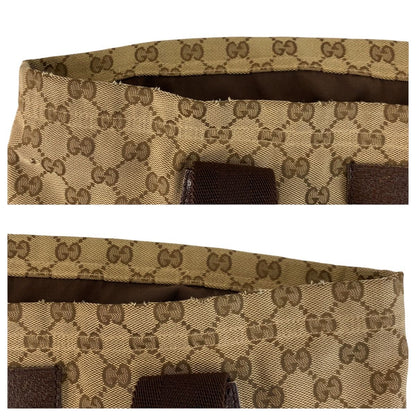 Gucci Beige Brown GG Canvas Tote — view 5