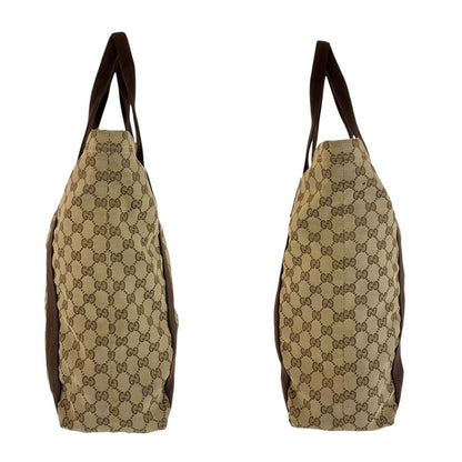 Gucci Beige Brown GG Canvas Tote — view 8
