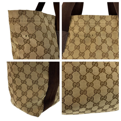 Gucci Beige Brown GG Canvas Tote — view 6